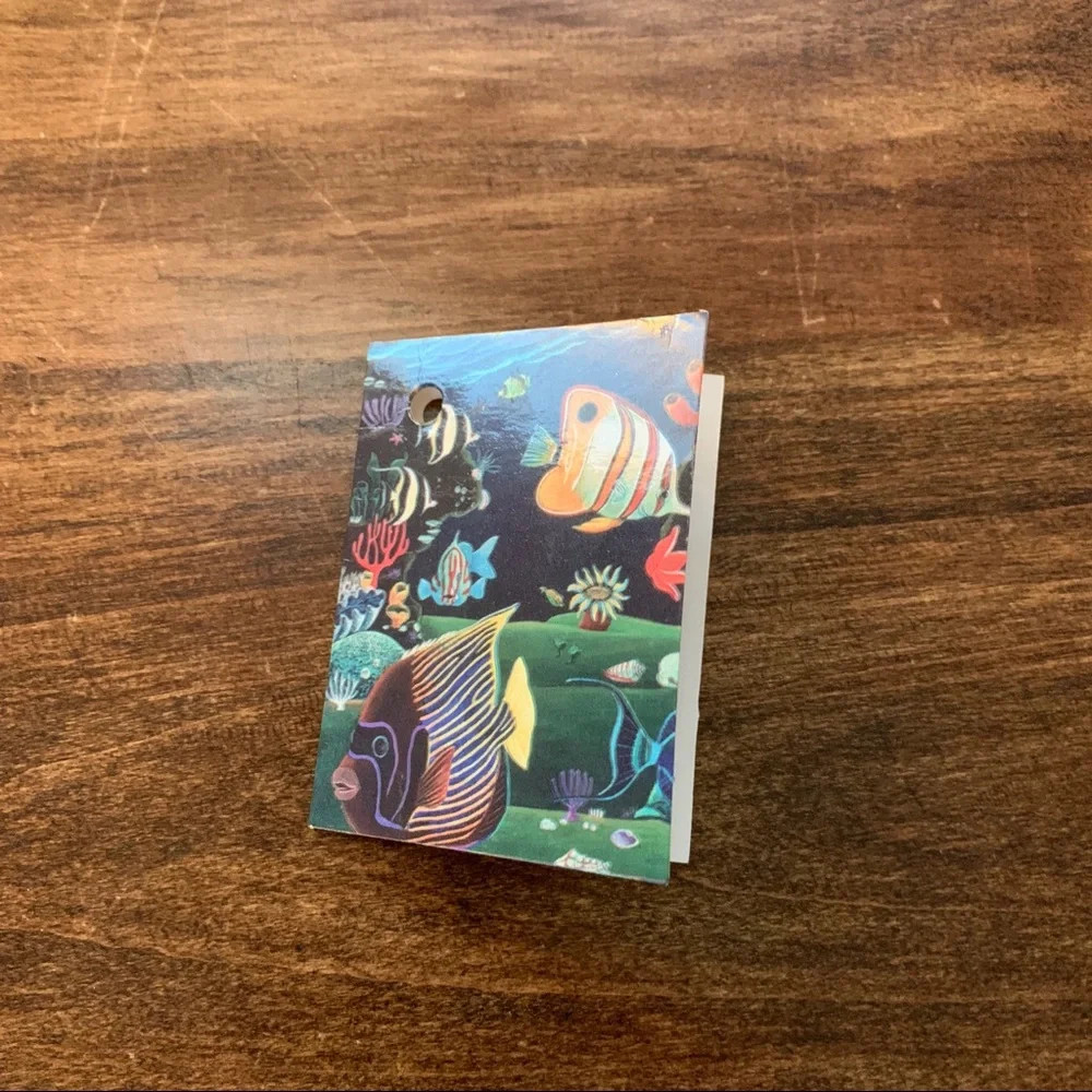 Free item: tropical fish gift tag